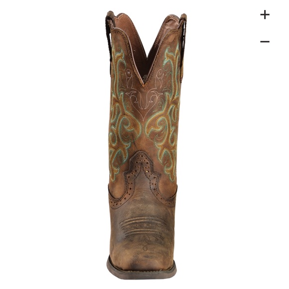 Justin Women's Stampede Durant Western Boots - Square Toe - Picture 2 of 9